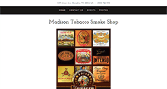 Desktop Screenshot of madisontobacco.com