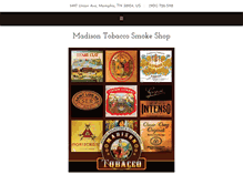 Tablet Screenshot of madisontobacco.com